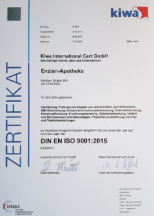 Zertifikat-KIWA-Enzian-Apotheke